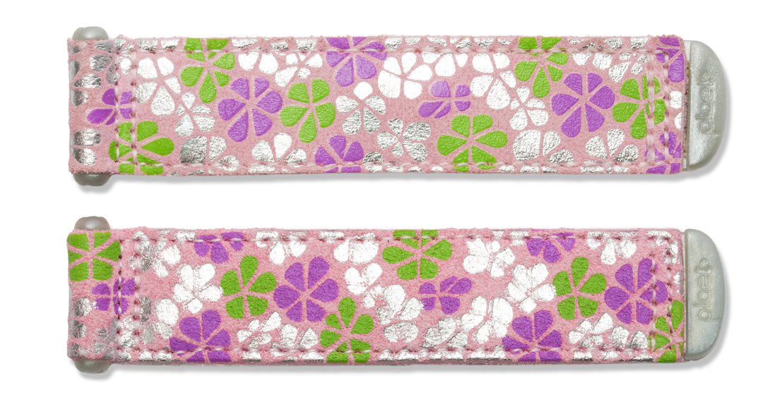 Plae Tabs - Metallic Flower Pink